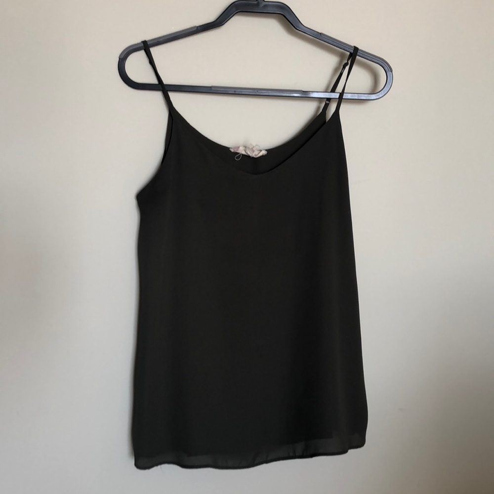Green tank top